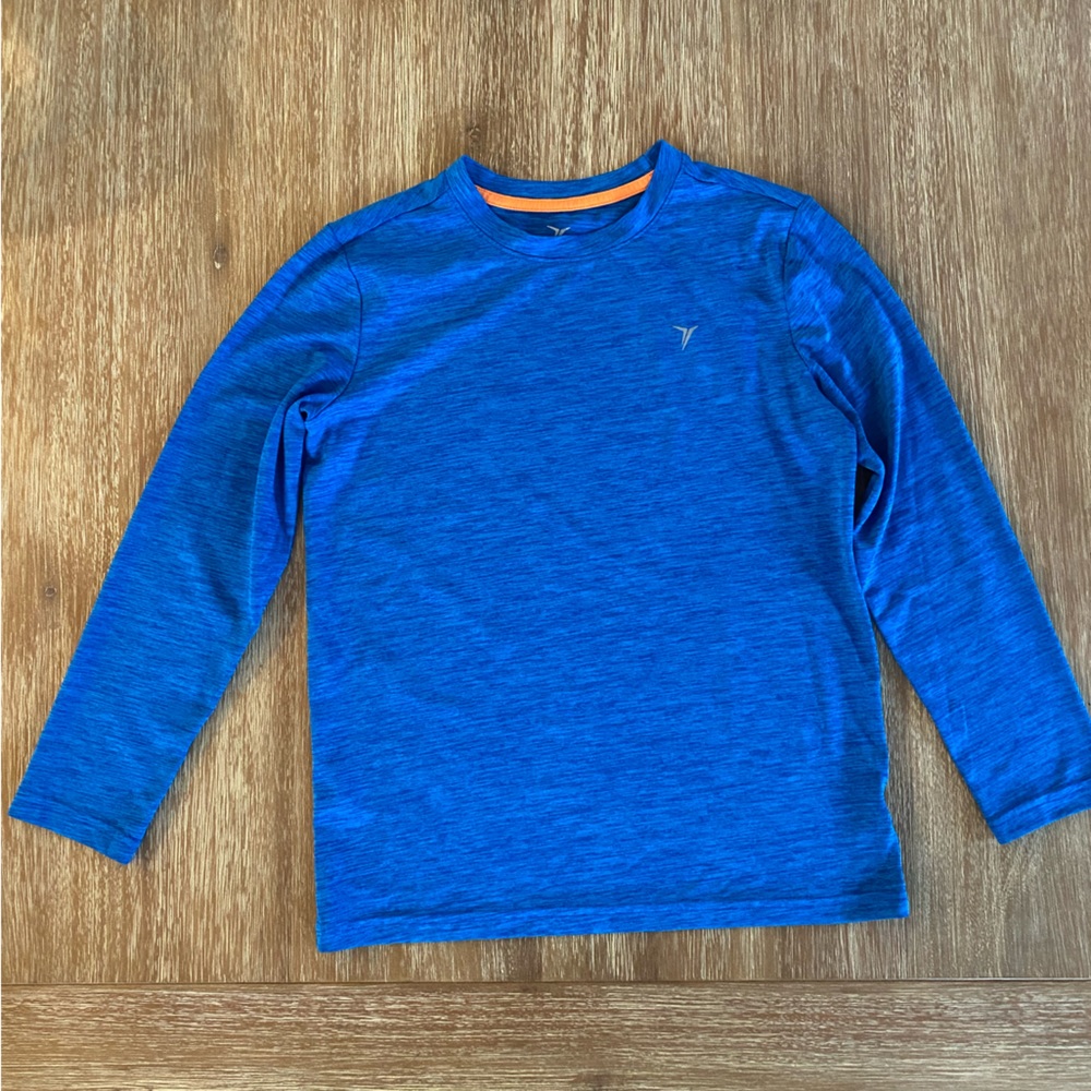 Old Navy Boys’ Blue Active Go Dry Long-Sleeve Top Size Large
